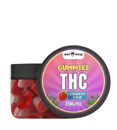 THC GUMMIES 25mg - Strawberry - Počet ks: 5 THC GUMMIES 25mg - Strawberry - Počet ks: 5