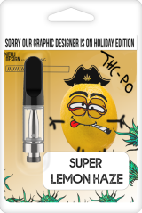 THC-PO kasetne - Super Lemon Haze, hibrīds