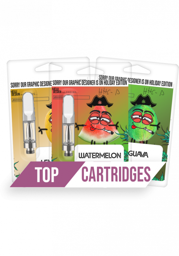TOP 3 HHC-P Cartridges - Volume (ml): 2