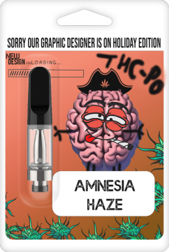 THC-PO kārtridžs - Amnesia Haze, 1-2ml