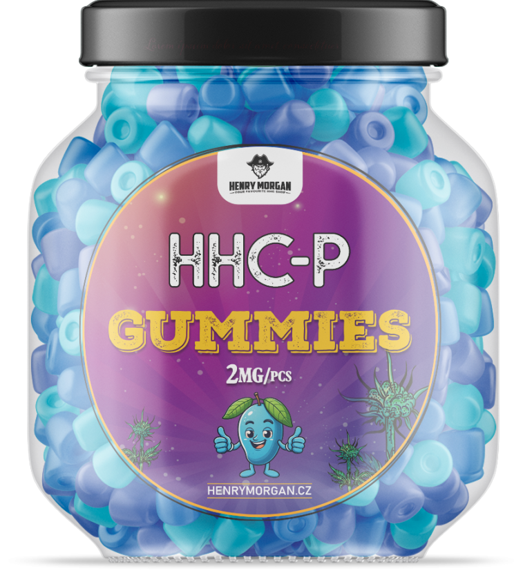 Gummies HHC-P 2mg - Blaiseadh: Blue Mango, Láidir: 2 mg