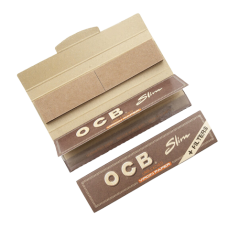OCB SLIM - UNBLEACHED papieriky Filtre