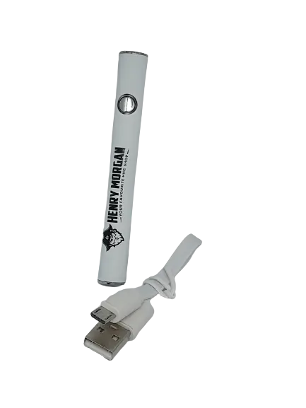 White vaping battery