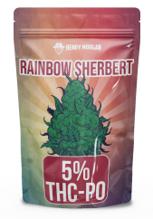 Rainbow Sherbert 5% THC-PO Hybrid