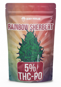 Rainbow šerbet 5% THC-PO 1g - 500g