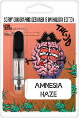Cartucho THC-JD - Amnesia Haze, Sativa