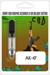 CBD cartridge- AK47, 1-2ml