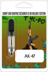 THC-PO Cartridge - AK47, Hybrid