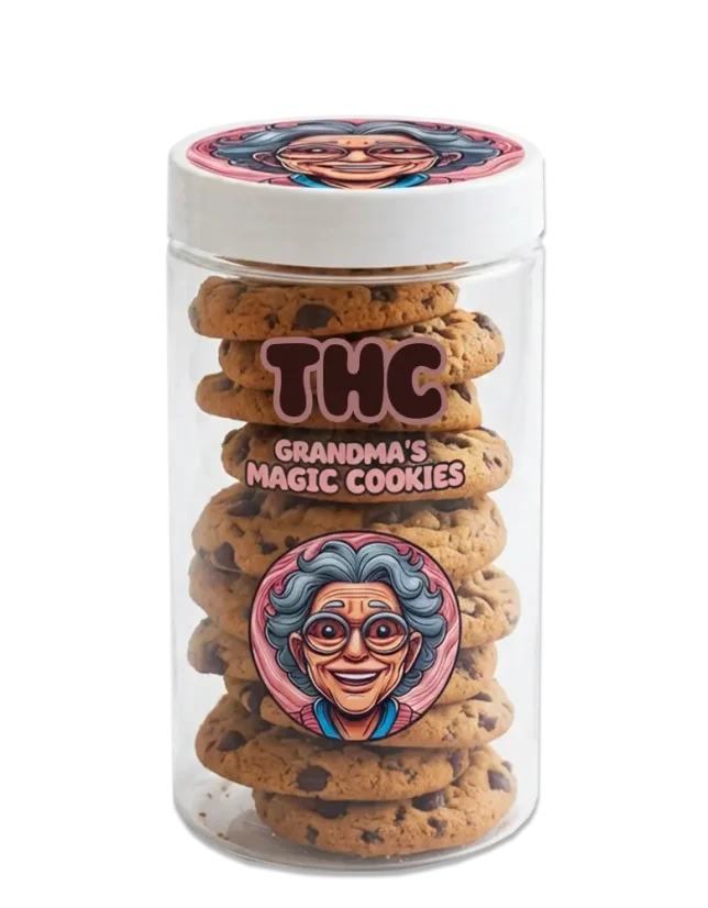 THC cookies 40mg - Počet ks: 8