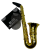 Szaxofon alakú pipa